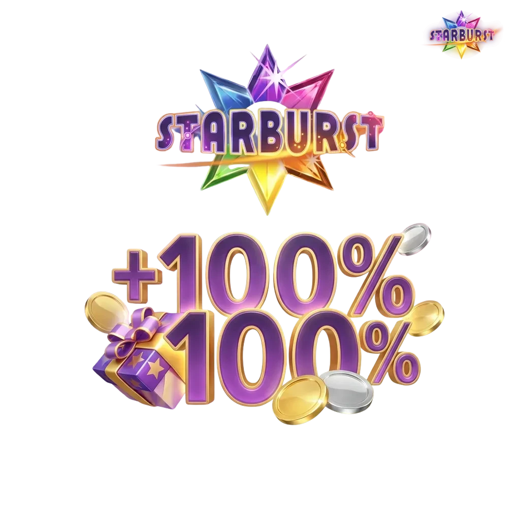 Colorful Starburst slot game interface showing bonus features and free spins available to UK players in 2025