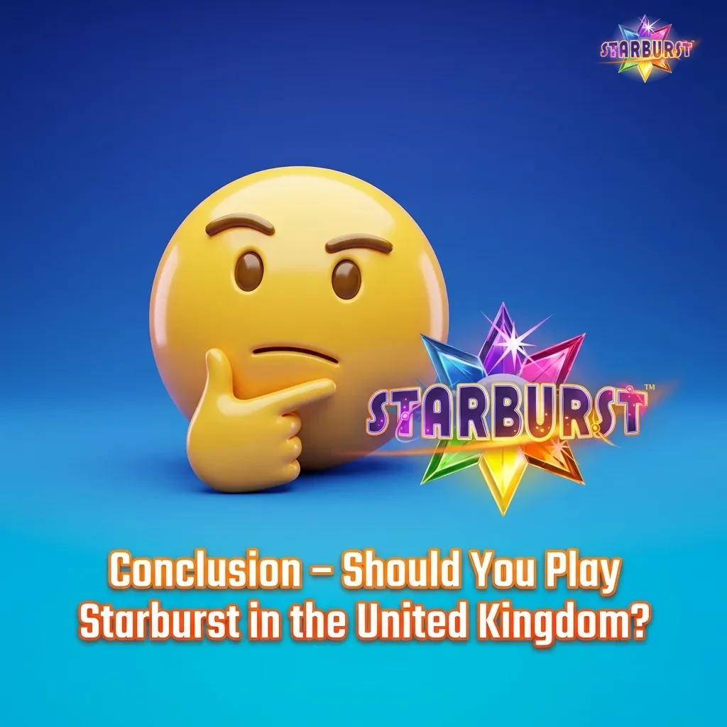 Starburst slot game screen showing colorful gems and space theme at UK online casino