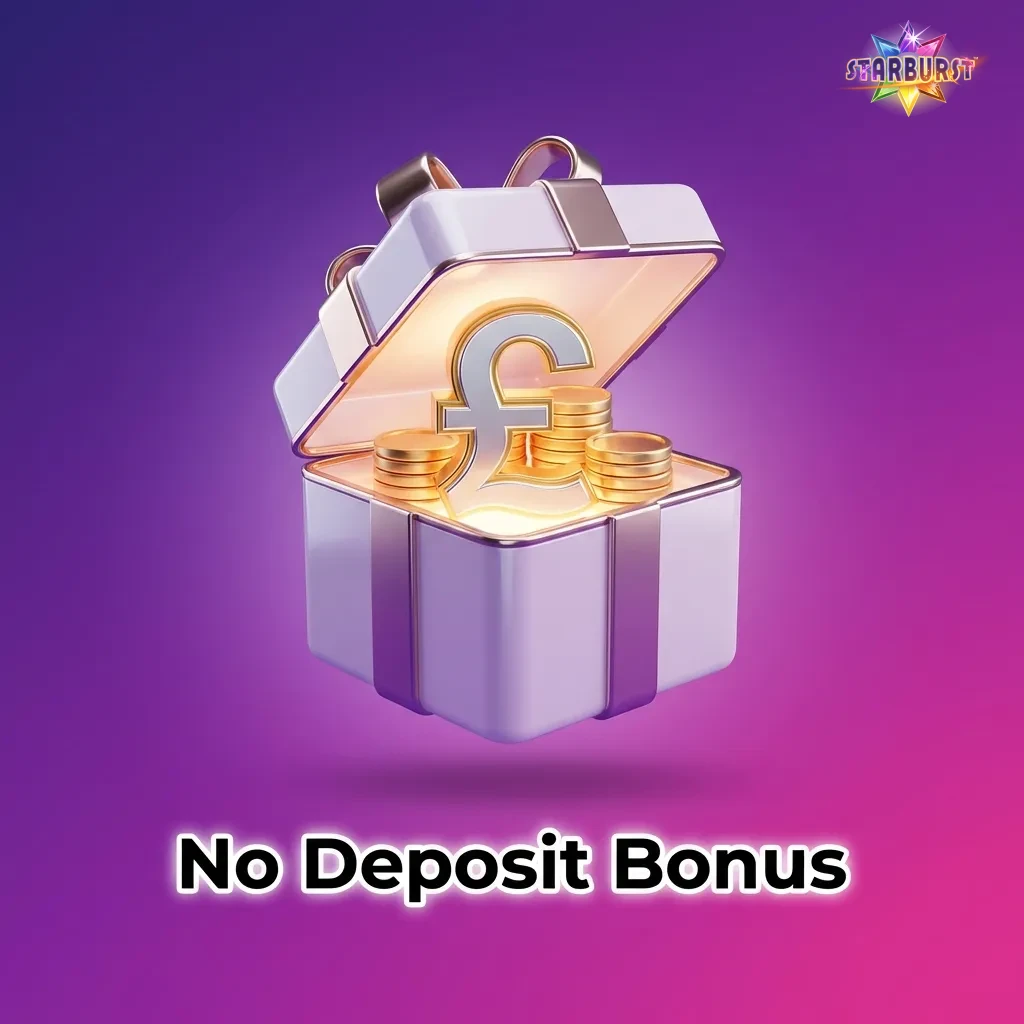 Player registering for casino account to claim no deposit bonus for Starburst slot game with free spins offer